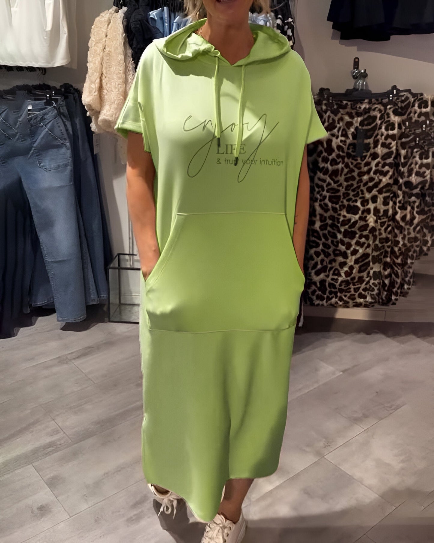 Sheeka™ – Legere Hoodie-Kleid für Damen