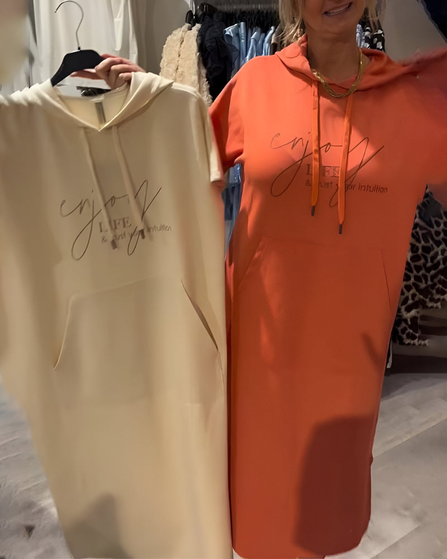 Sheeka™ – Legere Hoodie-Kleid für Damen