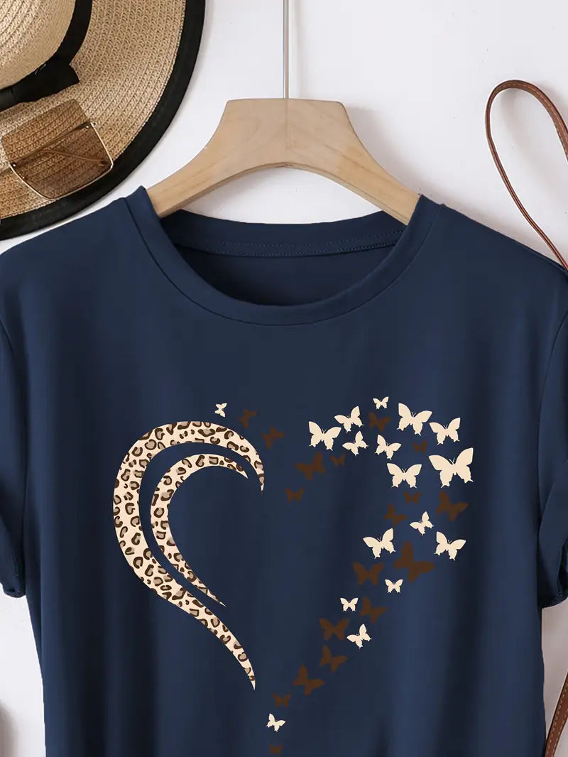 Maya™ – T-Shirt mit Herz-Grafik