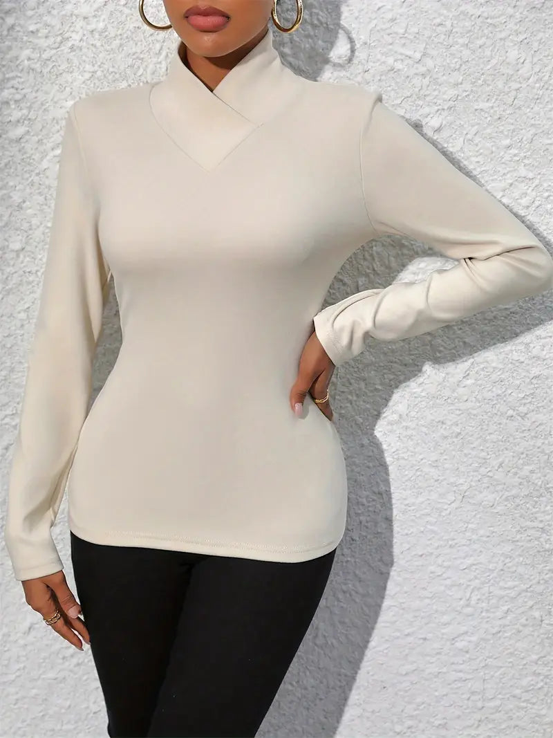 Zandra™ – Elegantes Langarm-Top