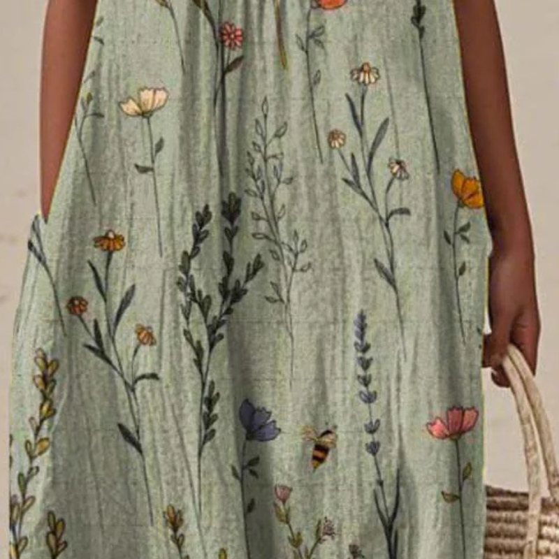 Lidia™ - Vintage-Kleid mit Blumenmuster