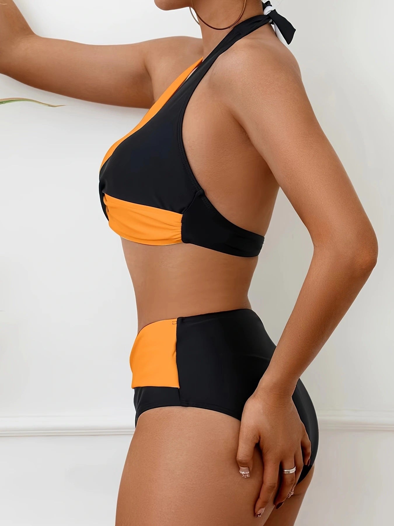 Gabriella™ – Bikini-Set mit Farbblock-Design für Damen