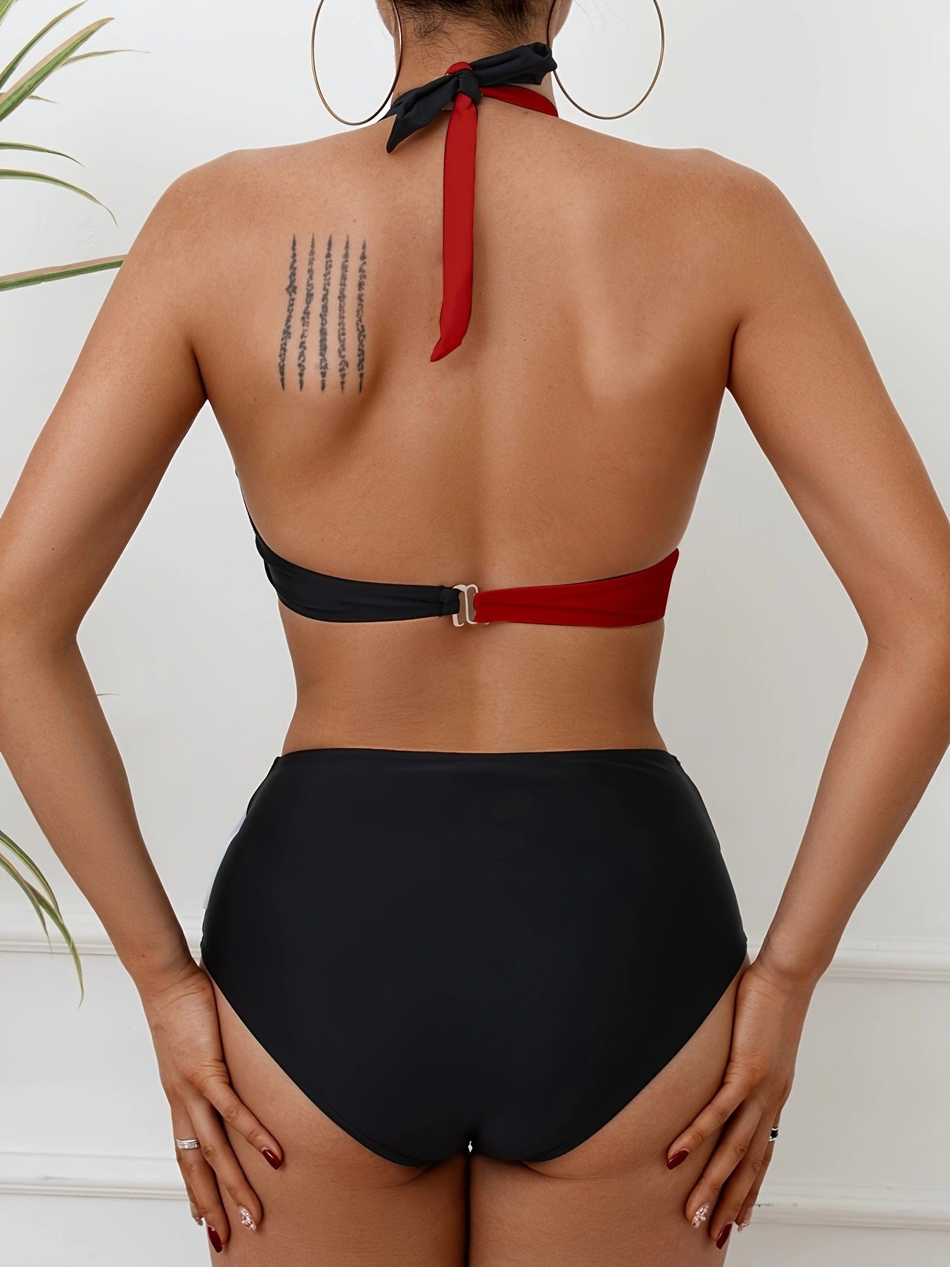 Gabriella™ – Bikini-Set mit Farbblock-Design für Damen