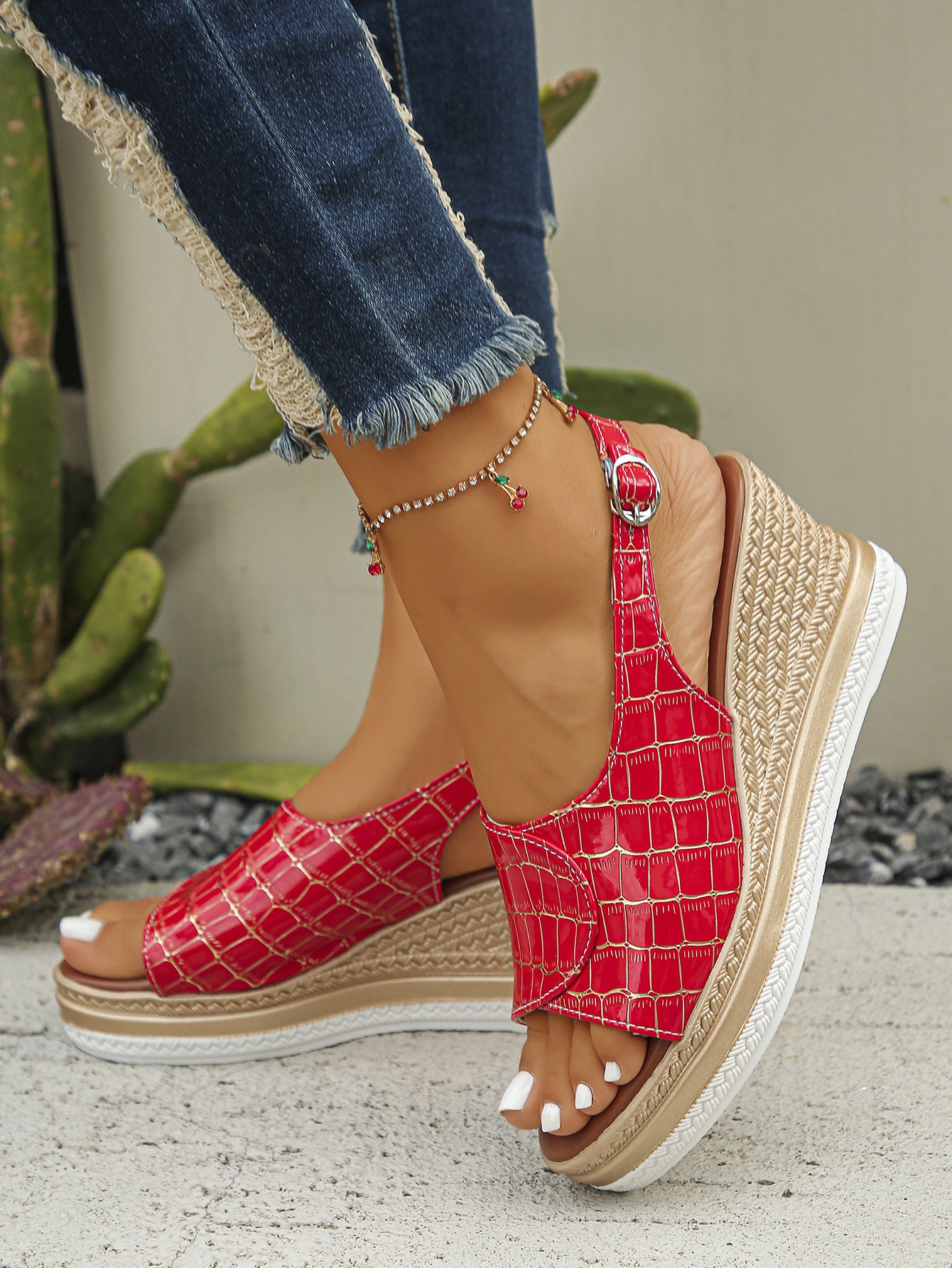 Elisa™ – Keilsandalen mit dicker Sohle für Damen