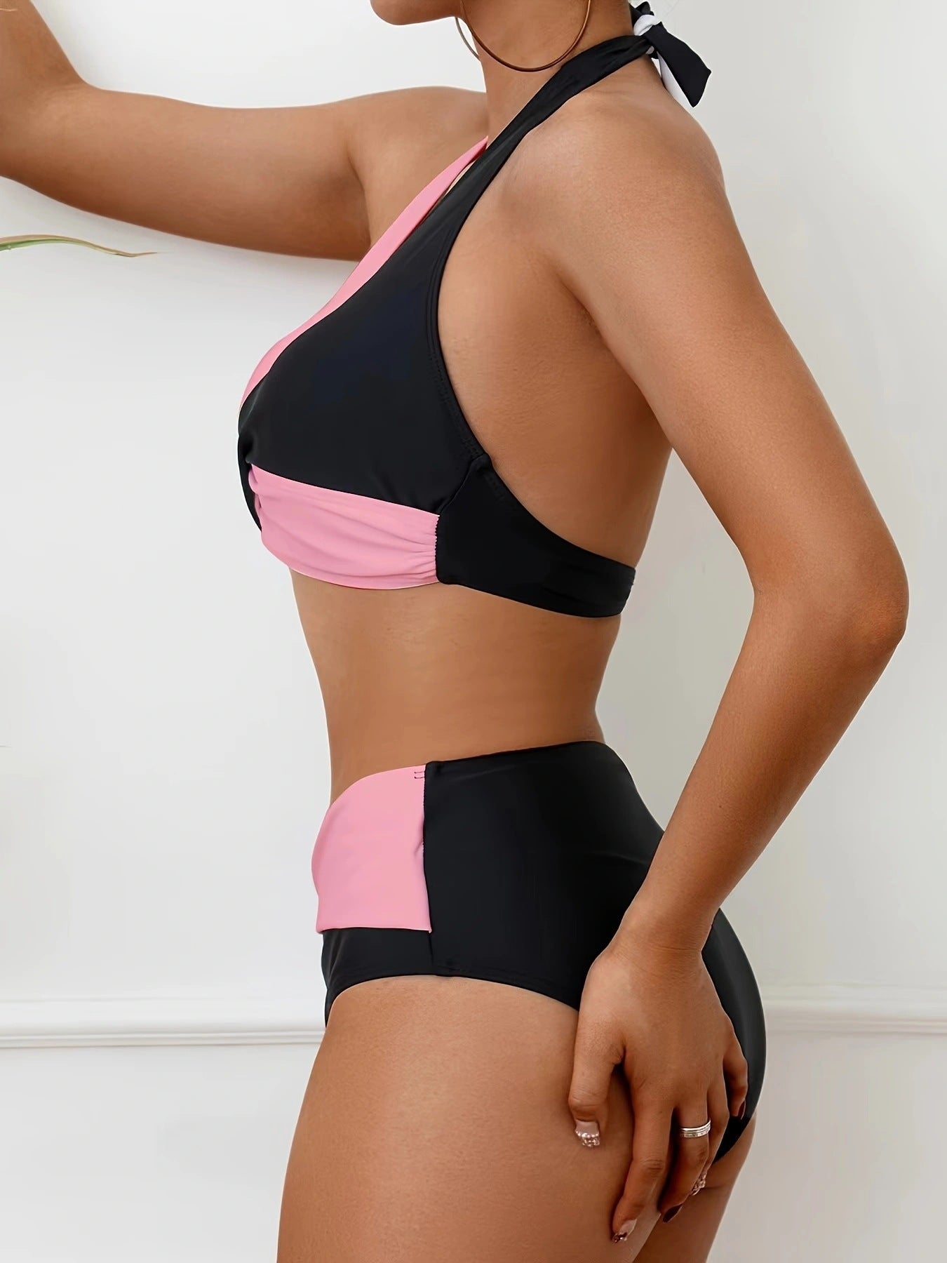 Gabriella™ – Bikini-Set mit Farbblock-Design für Damen