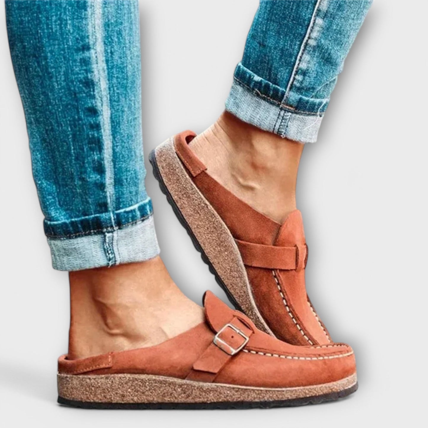 Evon™ – Unisex-Orthopädische Clogs mit Schnalle