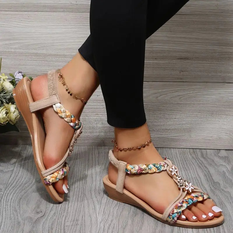 Khate™ - Geflochtene flache Sandalen