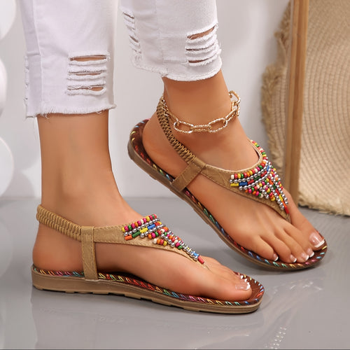 Maya™ - Perlenbesetzte Flip Flops