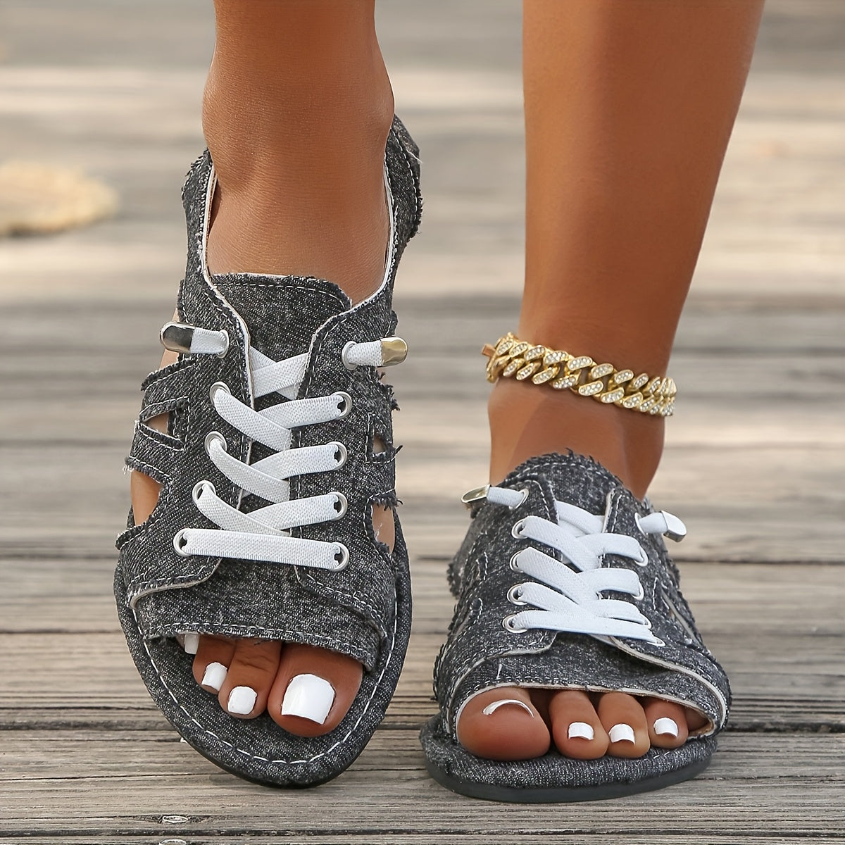 Nora™ - Legere Sandalen mit offenem Zehenbereich
