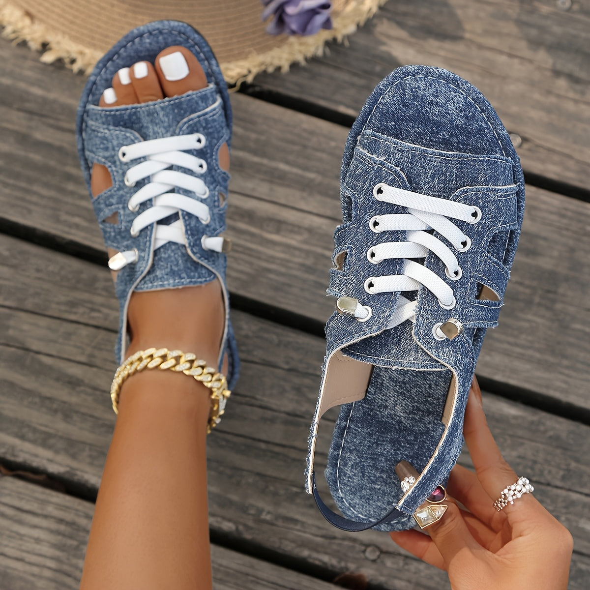 Nora™ - Legere Sandalen mit offenem Zehenbereich