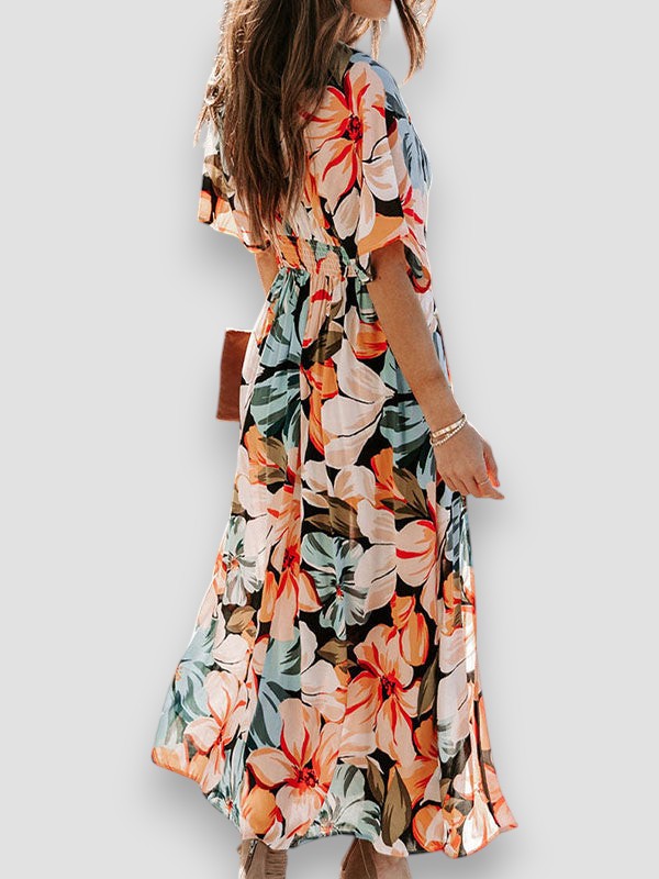 Isla™ – Blumiges Maxikleid