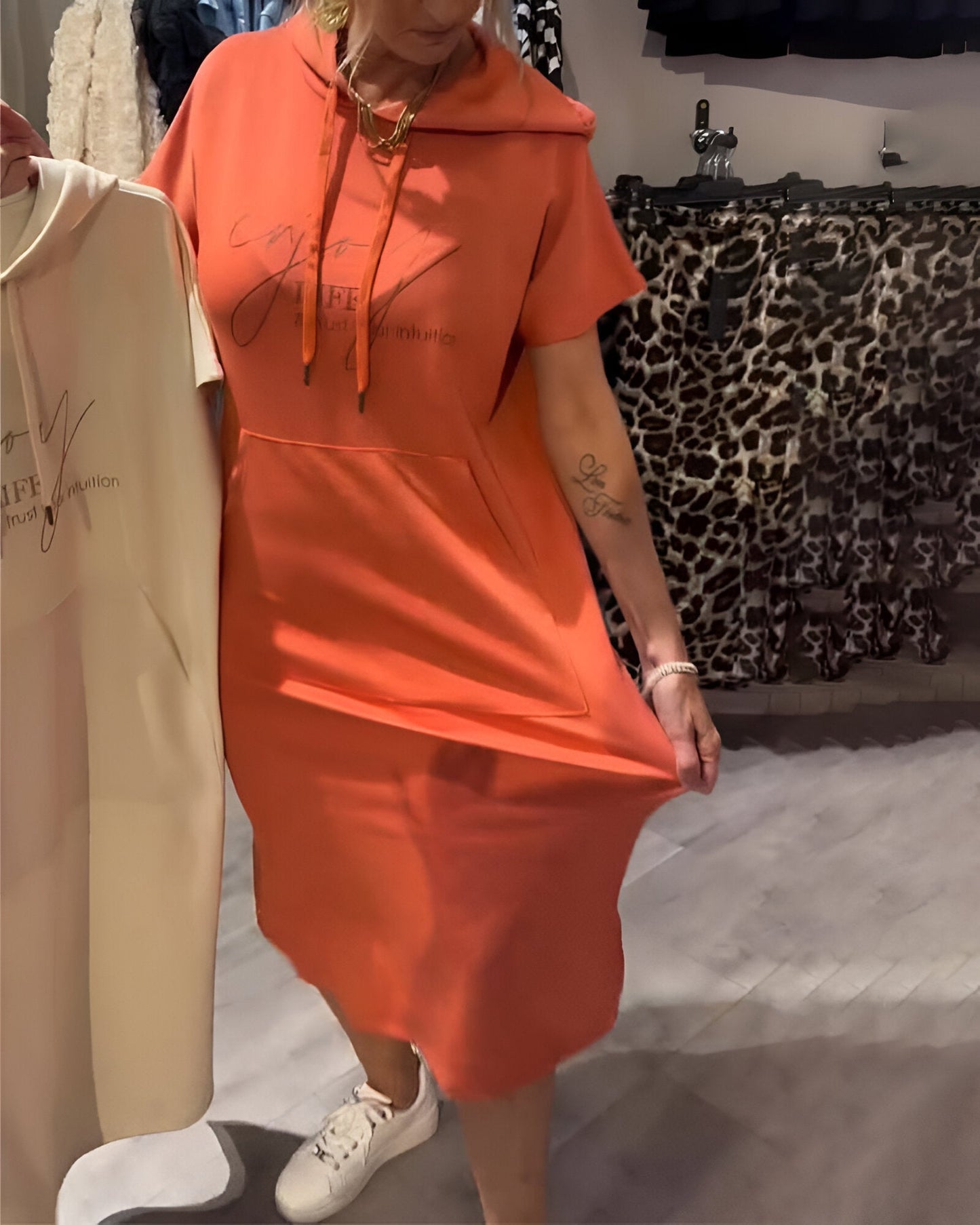 Sheeka™ – Legere Hoodie-Kleid für Damen