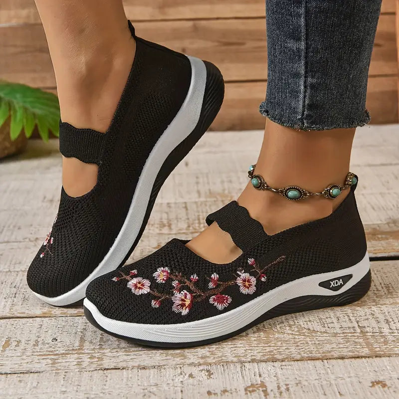 Martha™ lässige Schuhe mit Blumenmuster