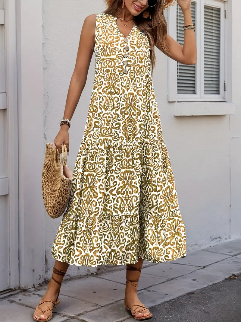 Hedia™ - Ärmelloses Freizeitkleid