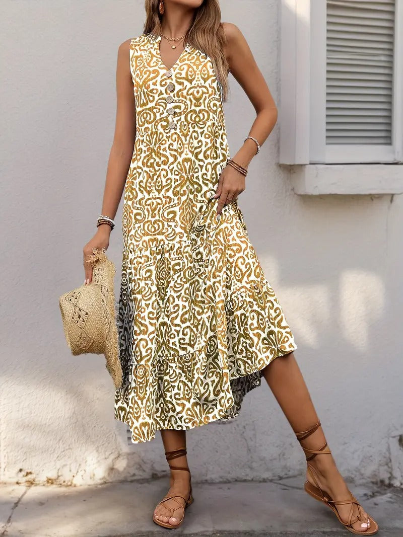 Hedia™ - Ärmelloses Freizeitkleid