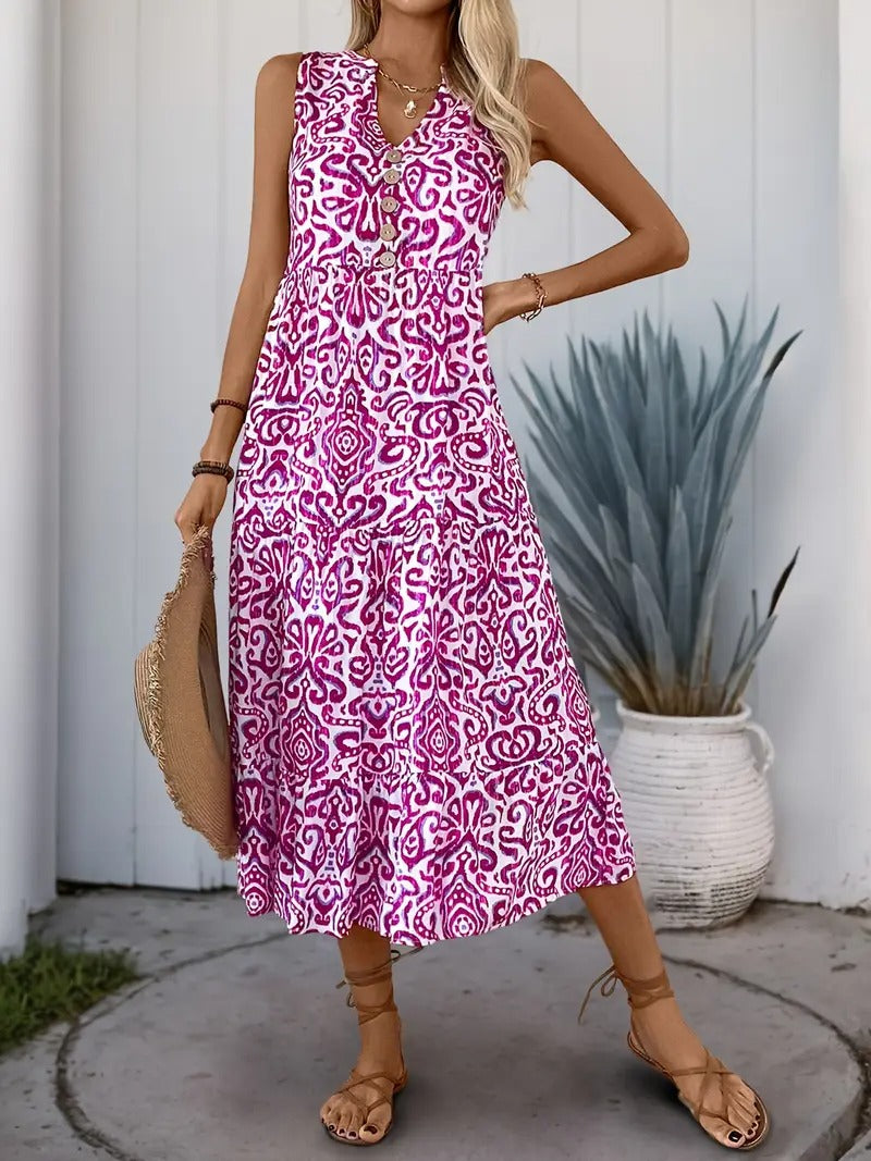 Hedia™ - Ärmelloses Freizeitkleid