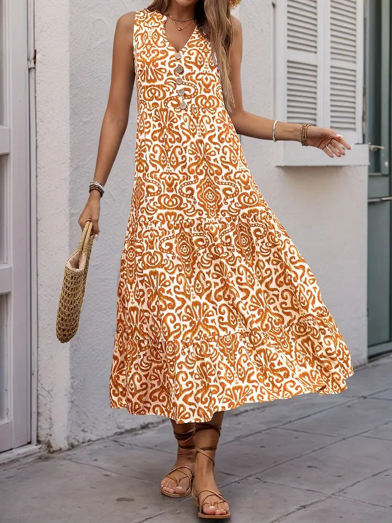 Hedia™ - Ärmelloses Freizeitkleid