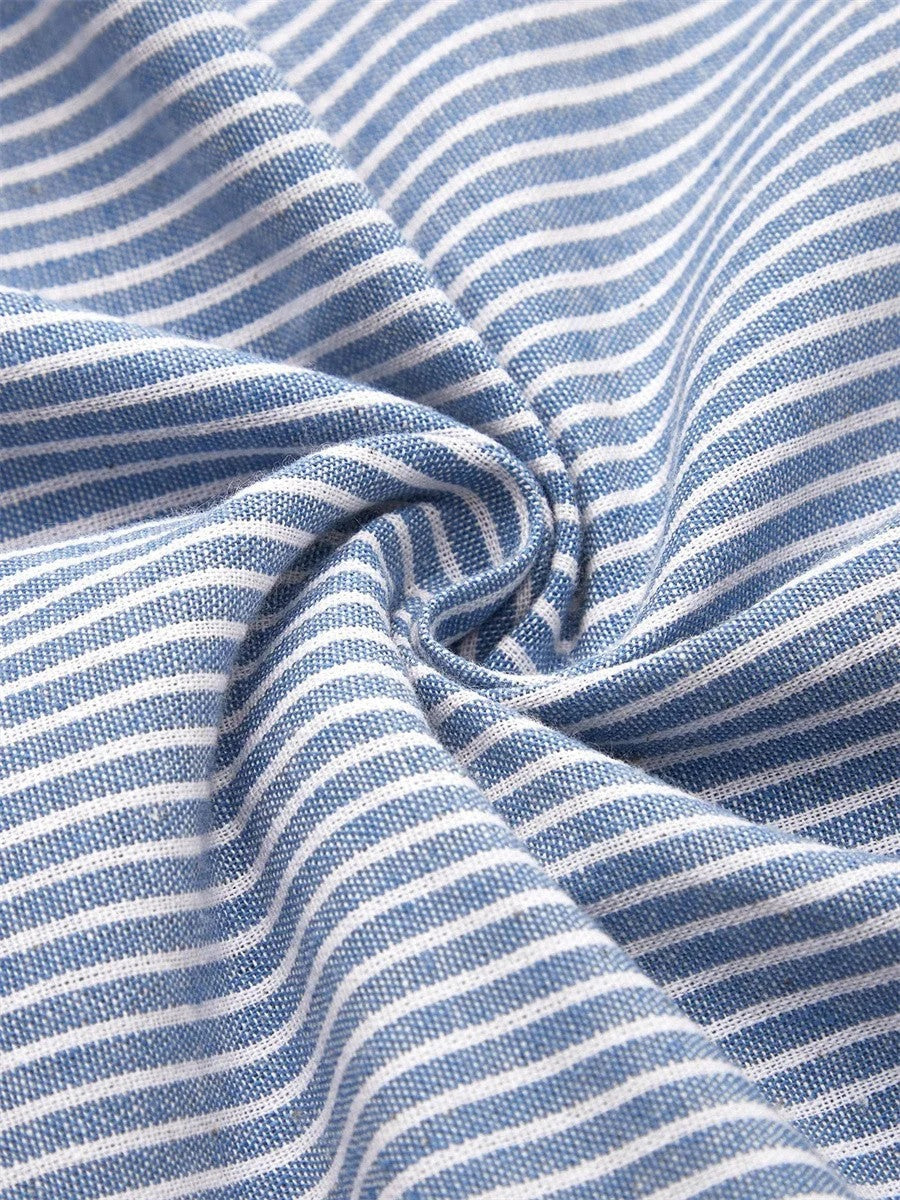 Riikka™- Gestreiftes Midikleid