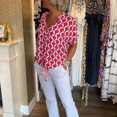Saskia™ – Gemusterte Bluse