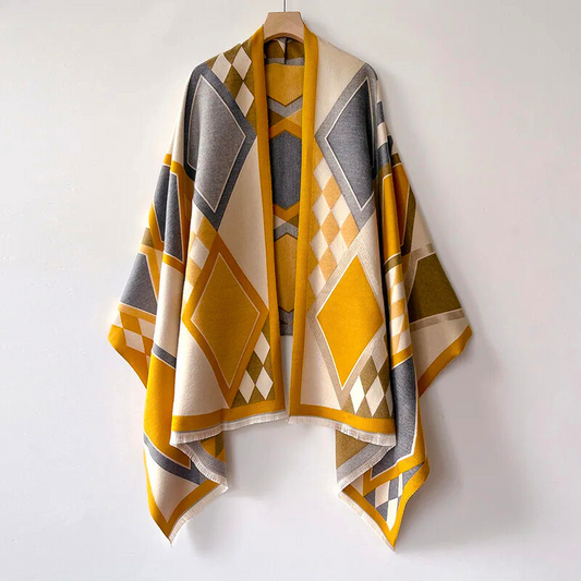 Elena™ – Geometrisches Strickschal