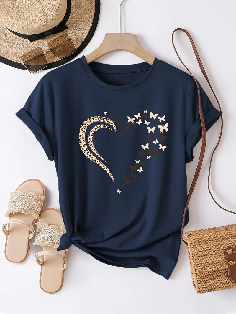 Maya™ – T-Shirt mit Herz-Grafik