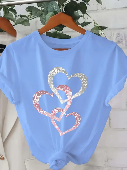 Funkelndes Herz T-Shirt | Gemeinsam gegen Diabetes