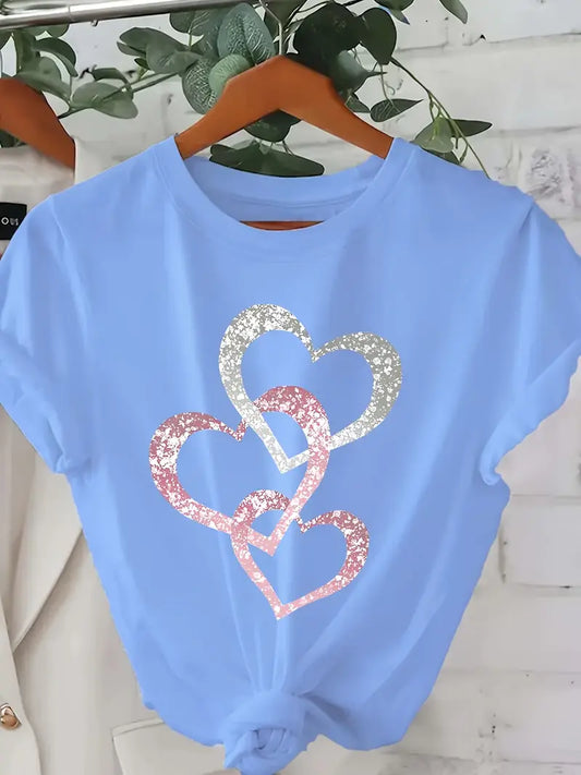 Funkelndes Herz T-Shirt | Gemeinsam gegen Diabetes