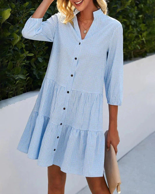 Johanne™ – Minikleid mit V-Ausschnitt