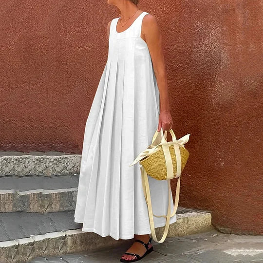 Viola™ – Luftiges Plissee Maxikleid
