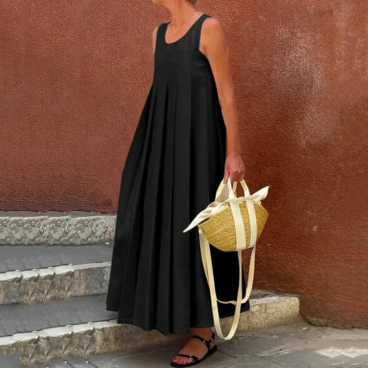 Viola™ – Luftiges Plissee Maxikleid