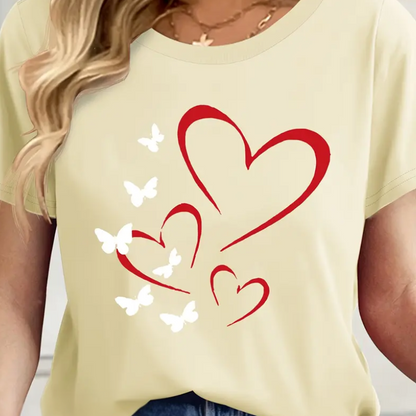 Schmetterlingsherzblüte T-Shirt | Gemeinsam gegen Diabetes