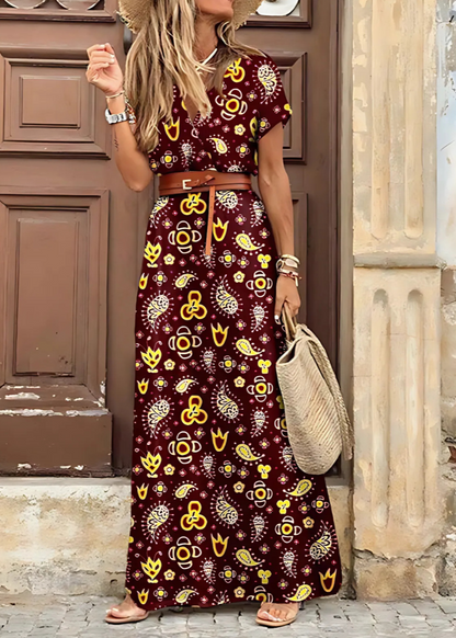 Letty™ - Geblümtes Maxikleid