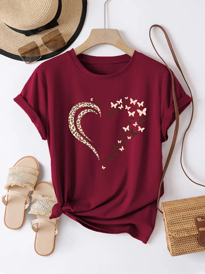 Maya™ – T-Shirt mit Herz-Grafik