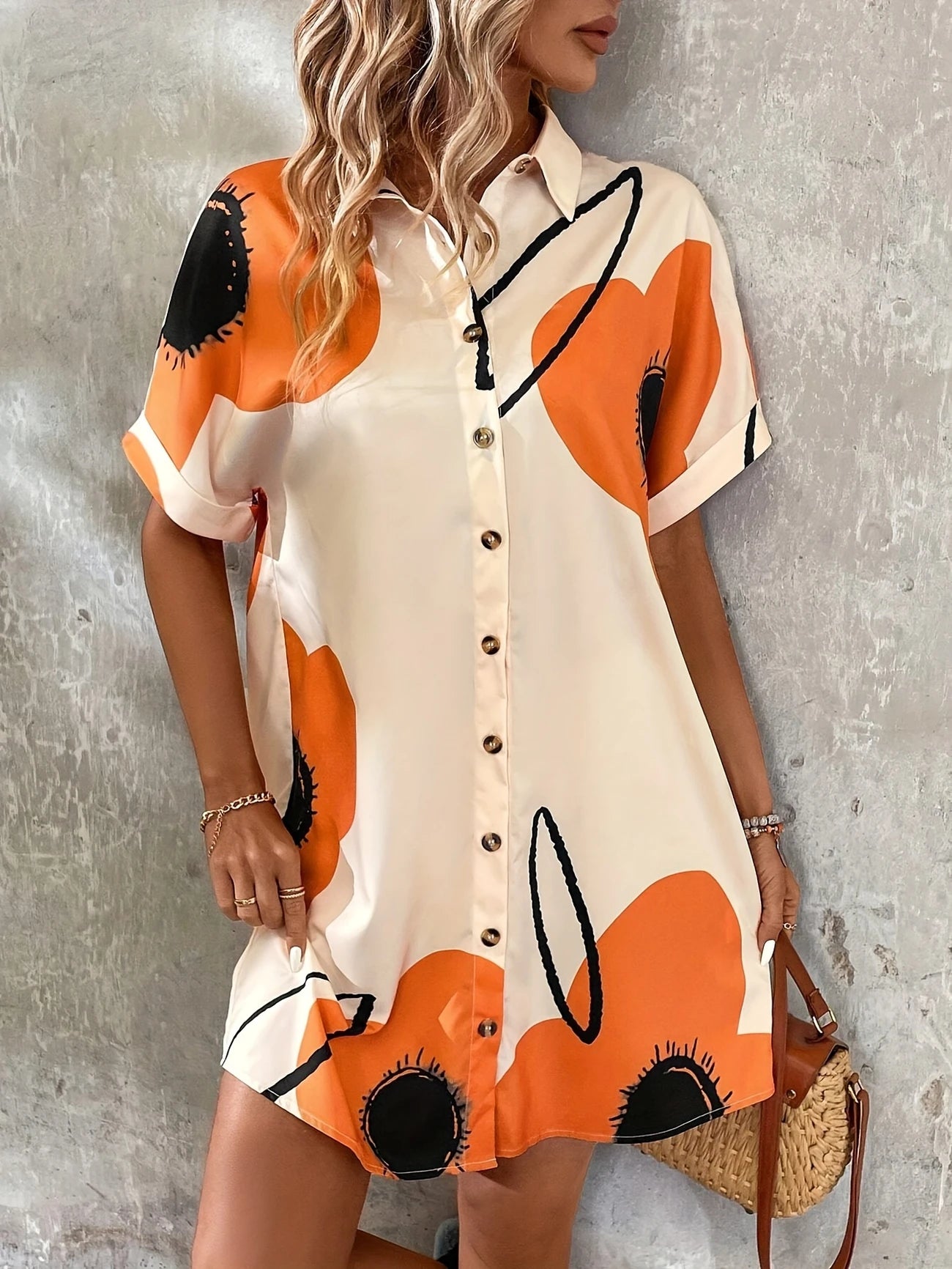 Jessa™ – Hemdkleid mit Knopfleiste für Damen