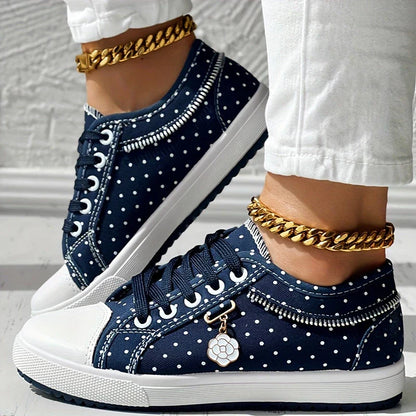 Lara™ – Damen-Sneaker aus Mesh mit Blumenmuster für die Freizeit