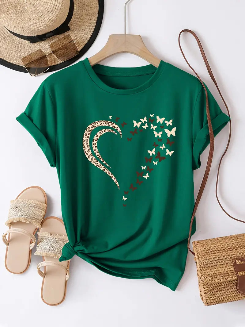 Maya™ – T-Shirt mit Herz-Grafik