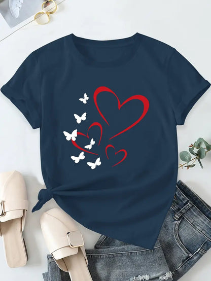 Schmetterlingsherzblüte T-Shirt | Gemeinsam gegen Diabetes