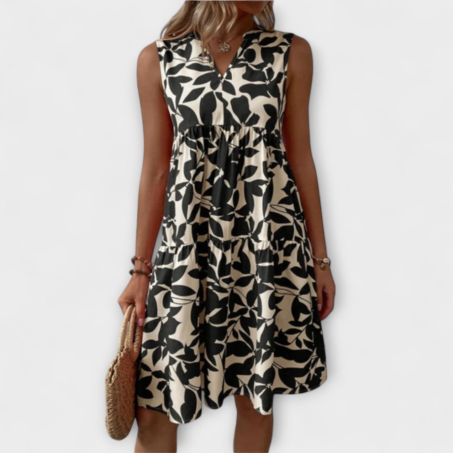 Leona™ – Ärmelloses Kleid mit Blumenmuster