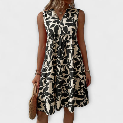 Leona™ – Ärmelloses Kleid mit Blumenmuster