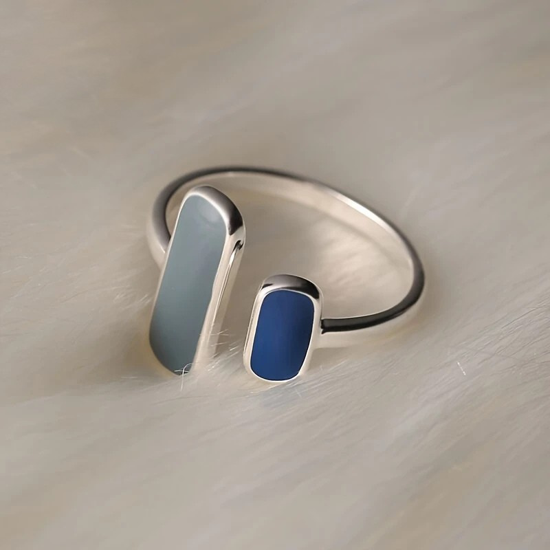 Minimalistischer Ring in zwei Farben | Gemeinsam gegen Diabetes