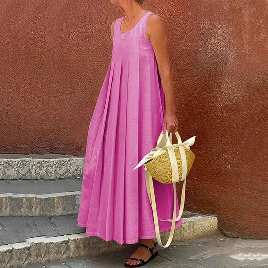 Viola™ – Luftiges Plissee Maxikleid