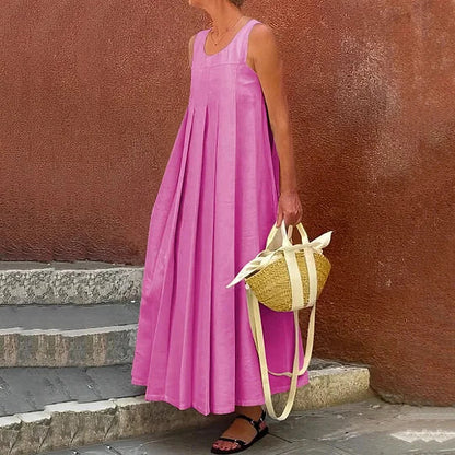 Viola™ – Luftiges Plissee Maxikleid