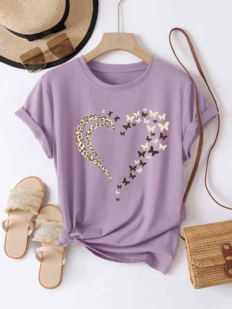 Maya™ – T-Shirt mit Herz-Grafik