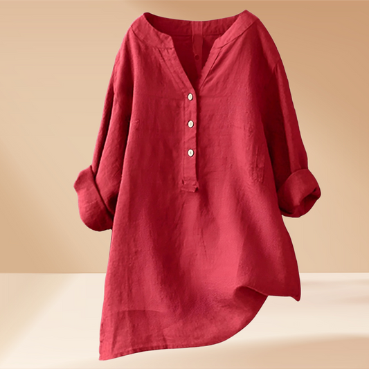 Zarina™ – Bequeme Leinenbluse