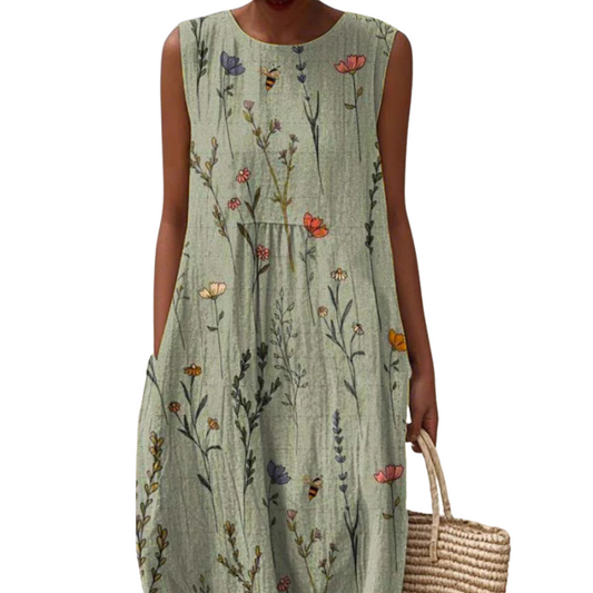 Lidia™ - Vintage-Kleid mit Blumenmuster