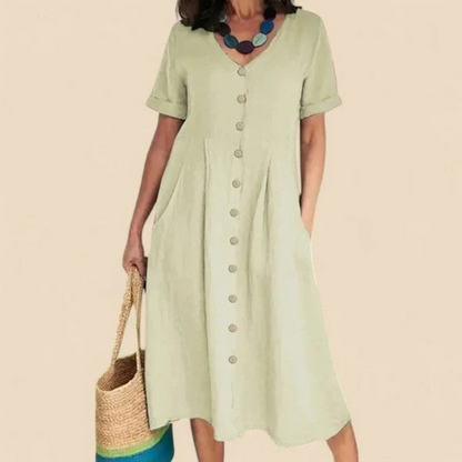 Carita™- Sommerkleid aus Baumwolle