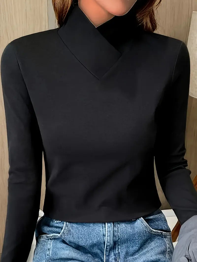 Zandra™ – Elegantes Langarm-Top