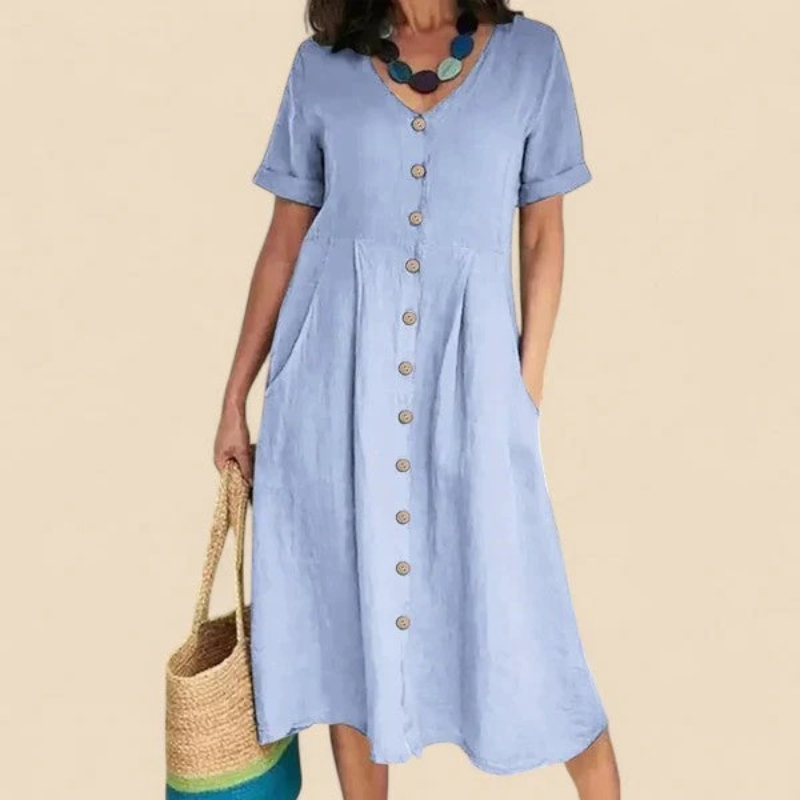 Carita™- Sommerkleid aus Baumwolle