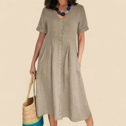 Carita™- Sommerkleid aus Baumwolle