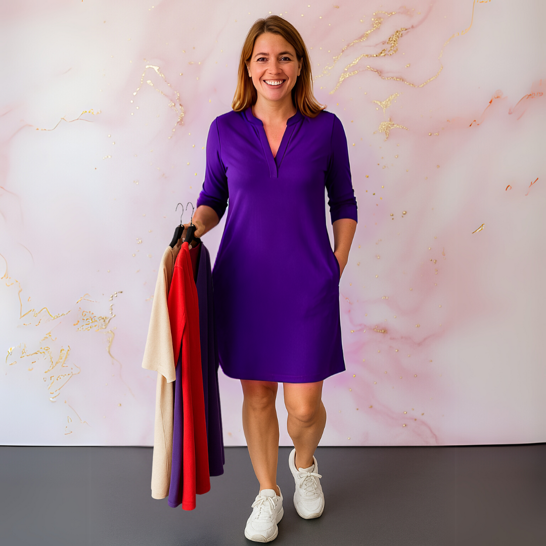 Honey™ - Kleid mit V-Ausschnitt für Frauen